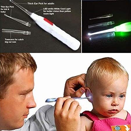 Ear Pick Earwax with LED Light Cleaning and Removal Tool